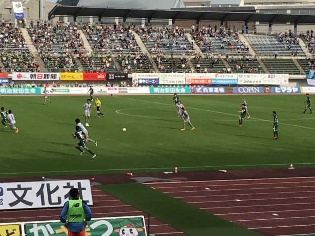 前半は0-1　ＦＣ岐阜xアビスパ福岡