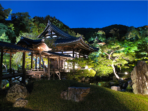 高台寺　観月台ライトアップ