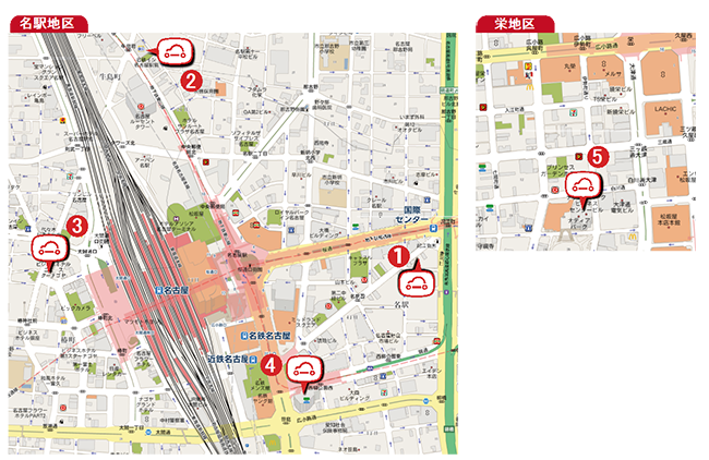 2009年サービス開始時のステーション地図