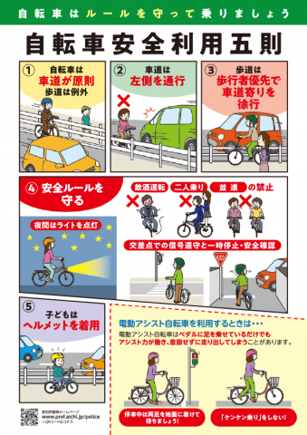 自転車安全利用五則